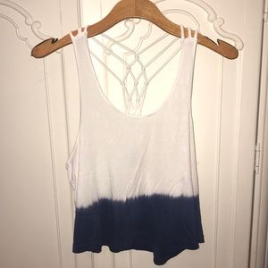 Dip dye crop tank